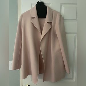 brand new theory double faced wool and cashmere coat